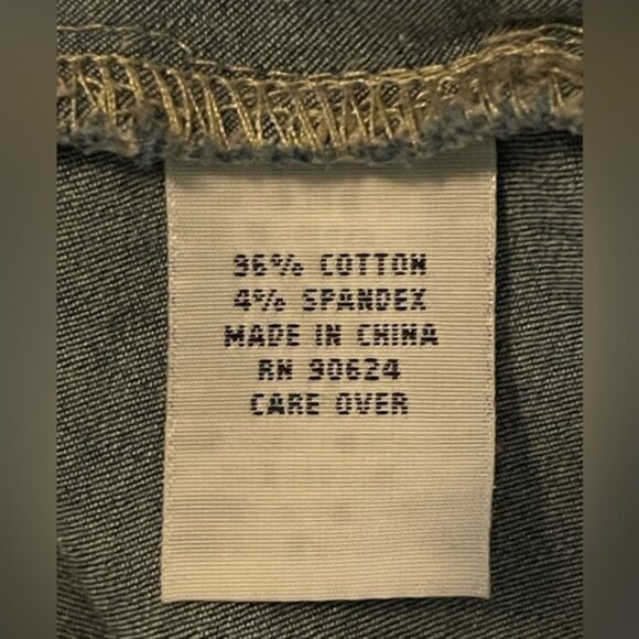 Tasha Polizzi Studded Denim Western Style Shirt Size Medium - Picture 6 of 15